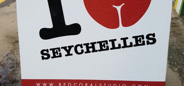I love Seychelles sign