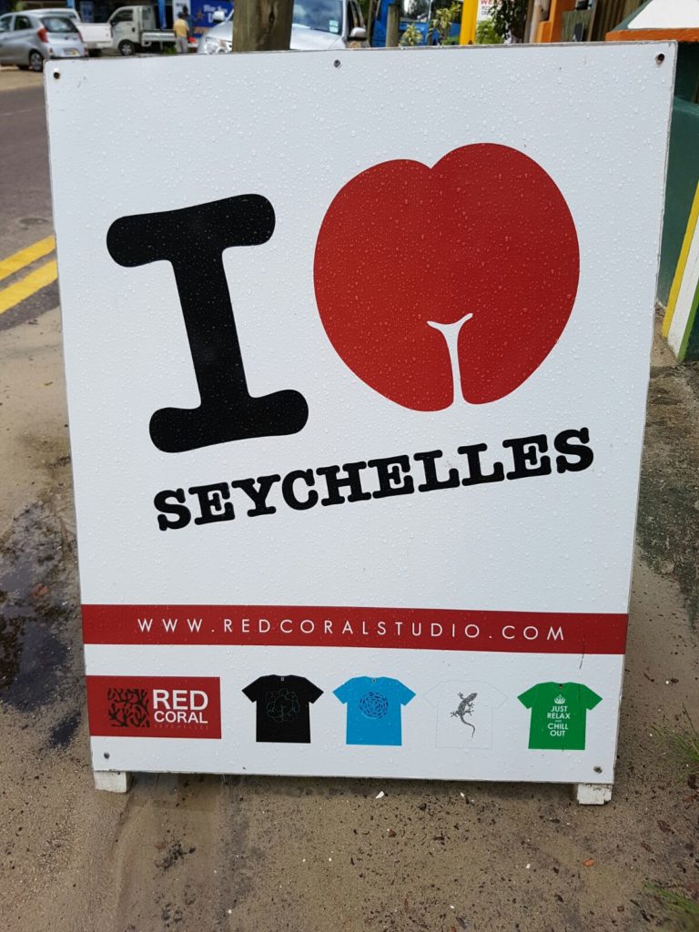 I love Seychelles sign